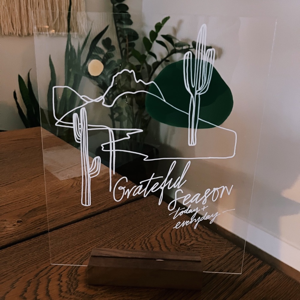 Hand painted acrylic Art